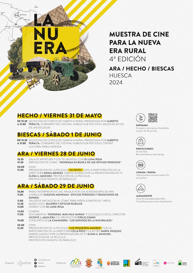 Las proyecciones y coloquios visitan tres pueblos del Pirineo