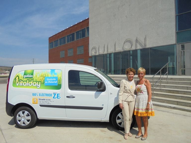 María Teresa Rodríguez, presidenta de Gullón y Marta Franco, gerente de Vicauto.