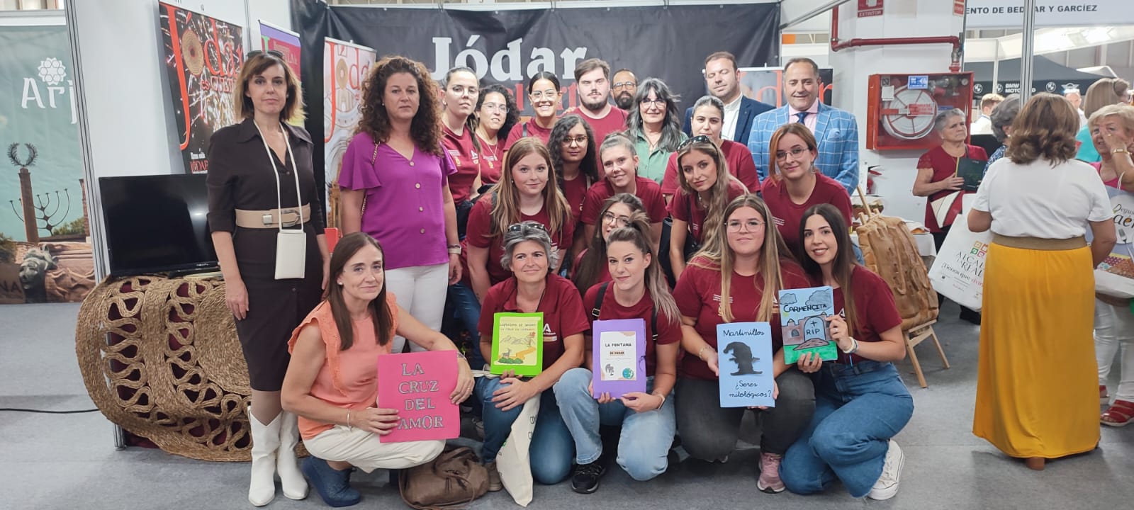 Alumnas/o del Taller de Formación y Empleo Jódar II, participantes en el proyecto &#039;Leyendas de Jódar&#039;