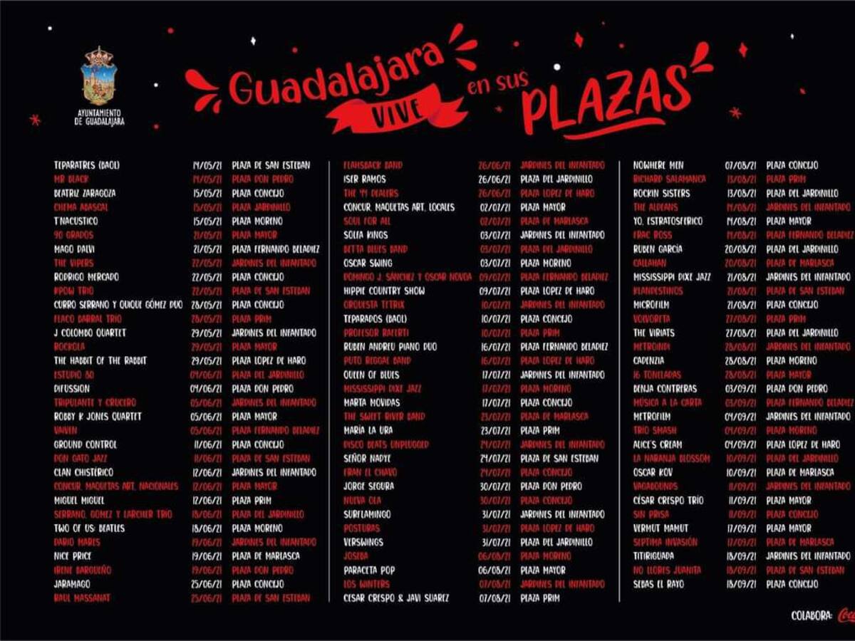 Agenda cultural Guadalajara: Fin de semana del 13 al 15 de agosto