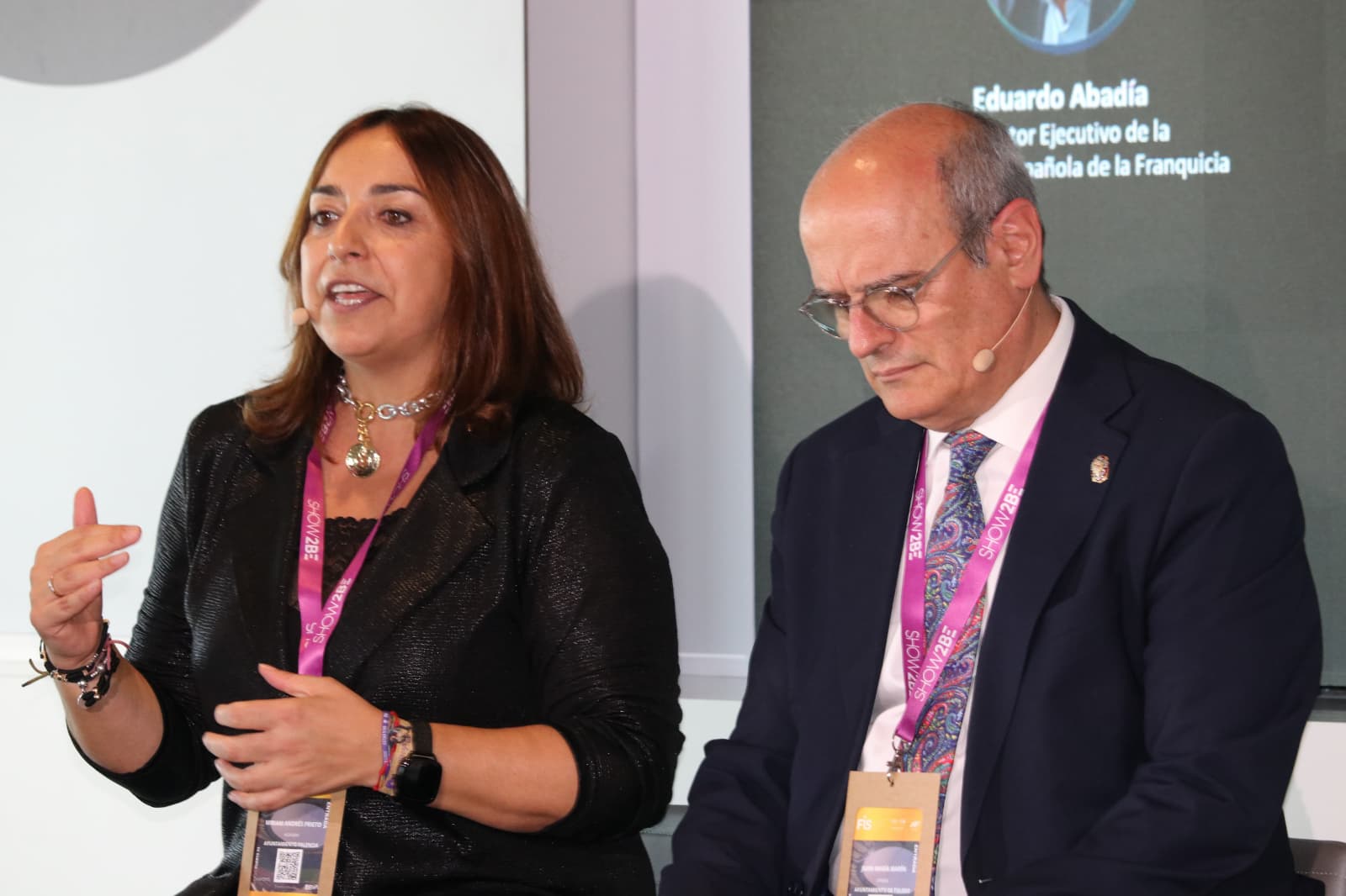 Miriam Andrésdurante su intervención en la Franchise Innovation Summit (FIS) 2025