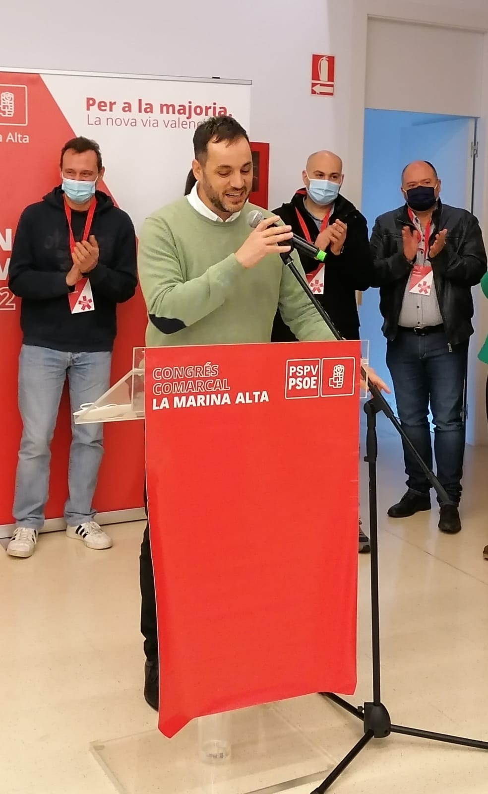 José Ramiro, ratificado secretario general del PSPV-PSOE en la Marina Alta.