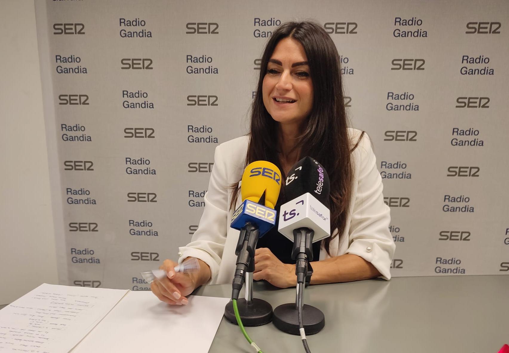 Balbina Sendra, concejala de Turismo de Gandia, durante La Entrevista.