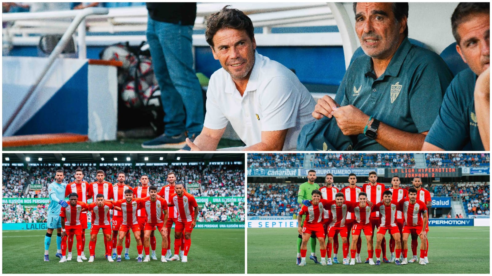 Rubi y los dos equipos en las dos primeras jornadas de Liga.