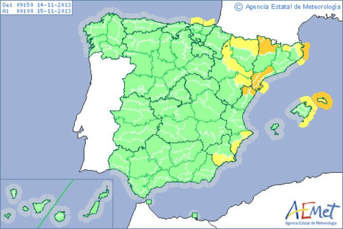 Mapa de alertas