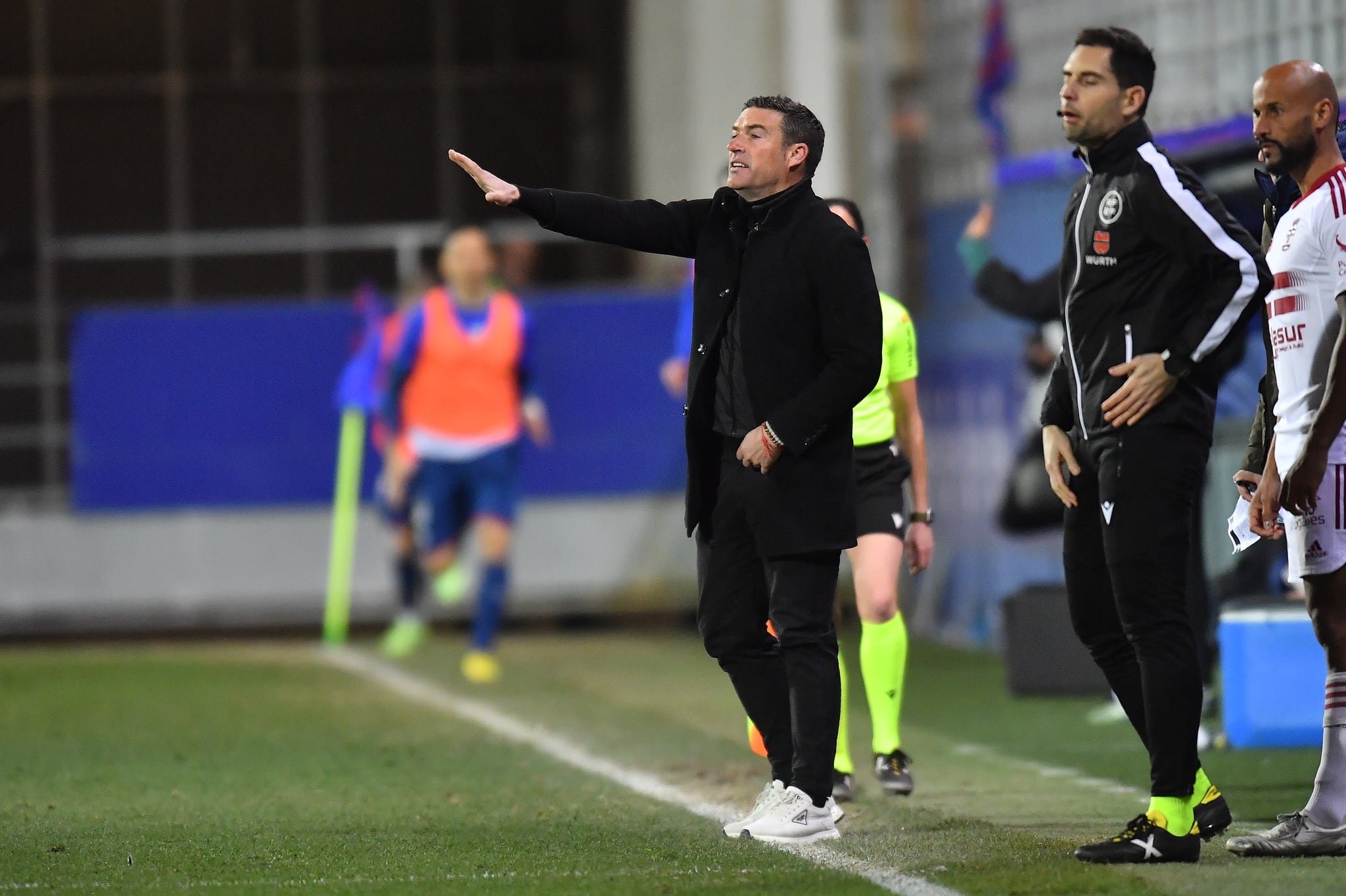 Luis Carrión durante el pasado domingo en Eibar