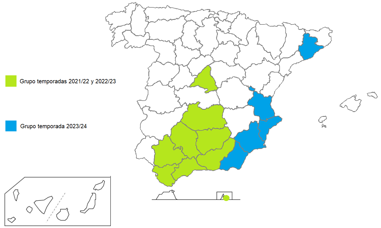 El mapa para la nueva temporada.