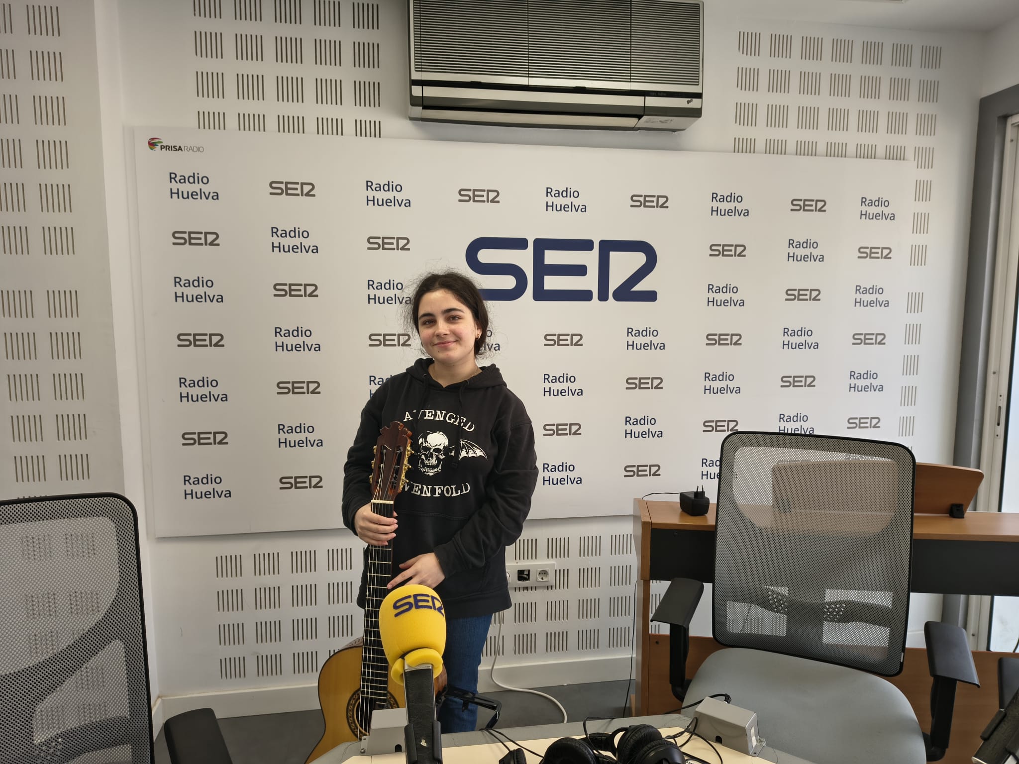 Laura Romero López, estudiante de guitarra en el Conservatorio Profesional Javier Perianes de Huelva