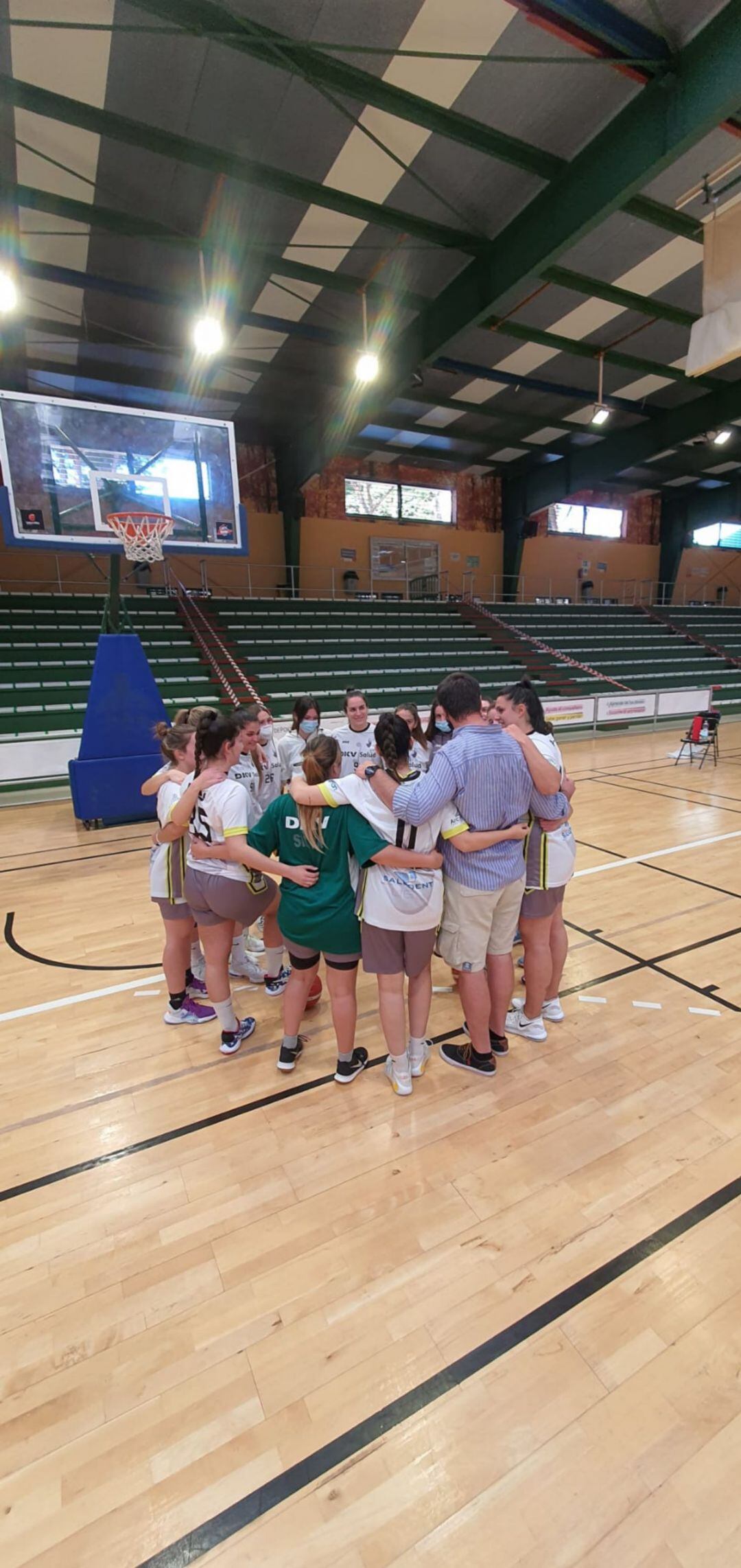 Jugadoras del equipo jerezano en san Fernando 