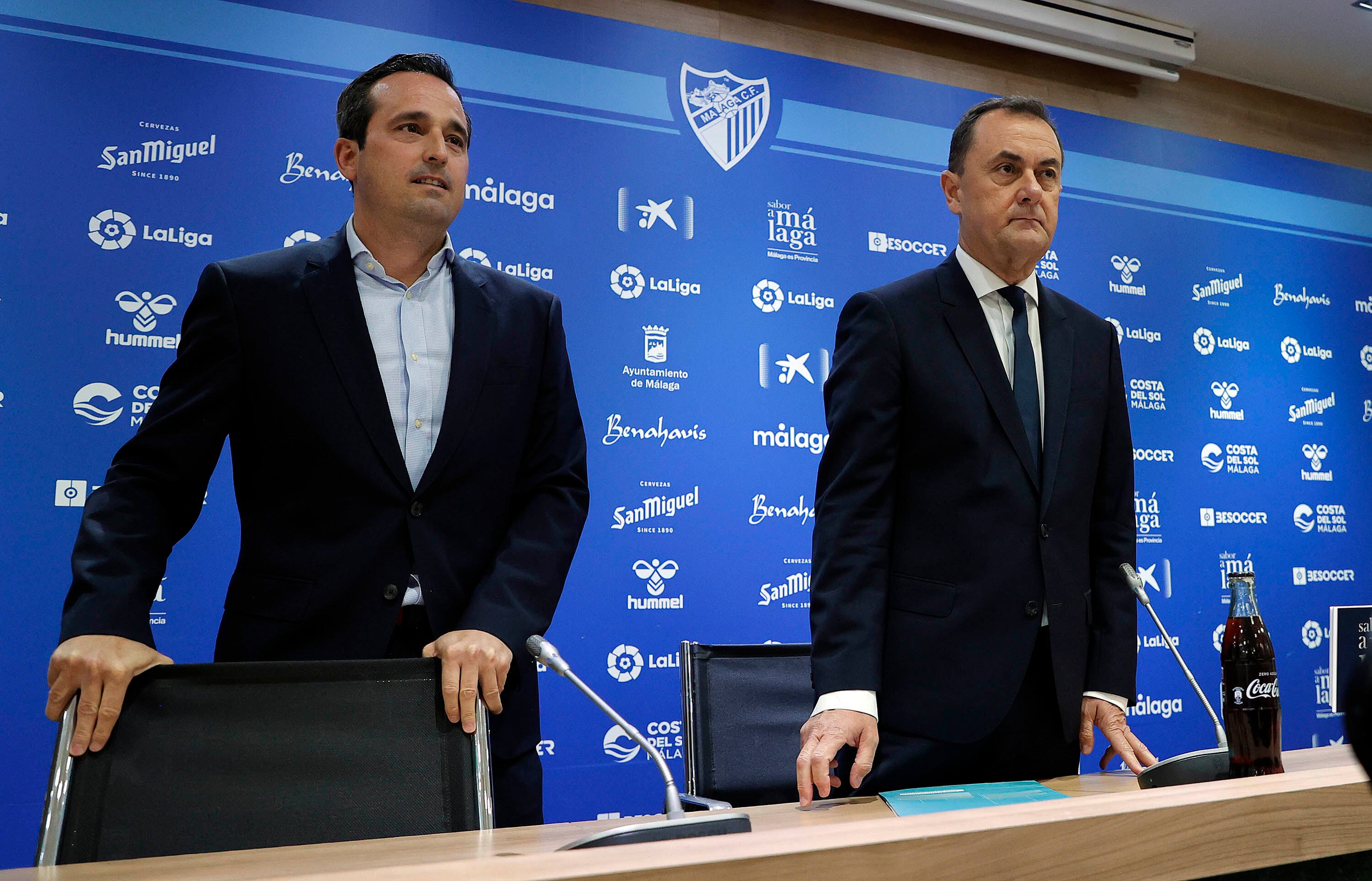 El director general del Málaga Kike Pérez