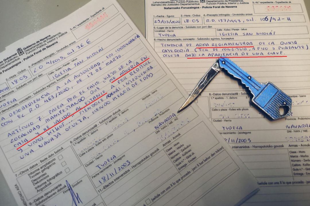 Denuncias interpuestas