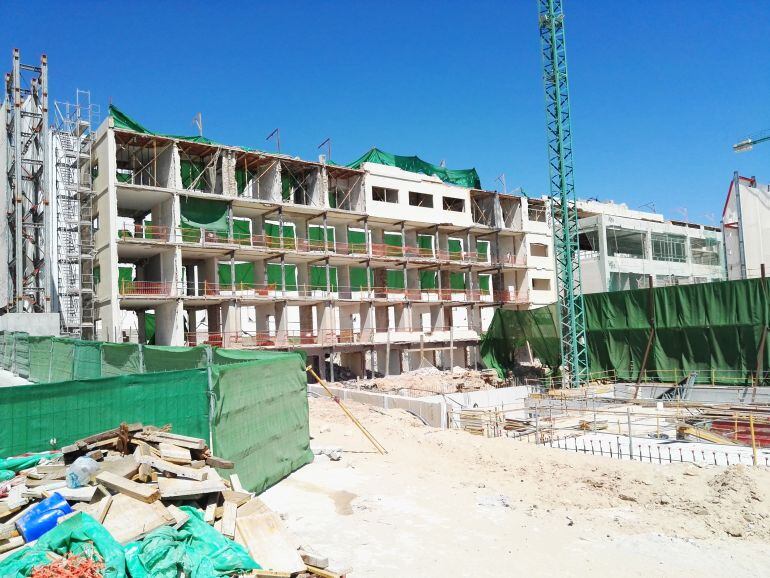 Estado de las obras del Hotel de Arenales