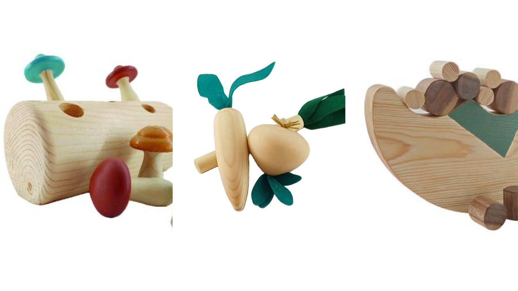 Juguetes de madera de Antesala Atelier.