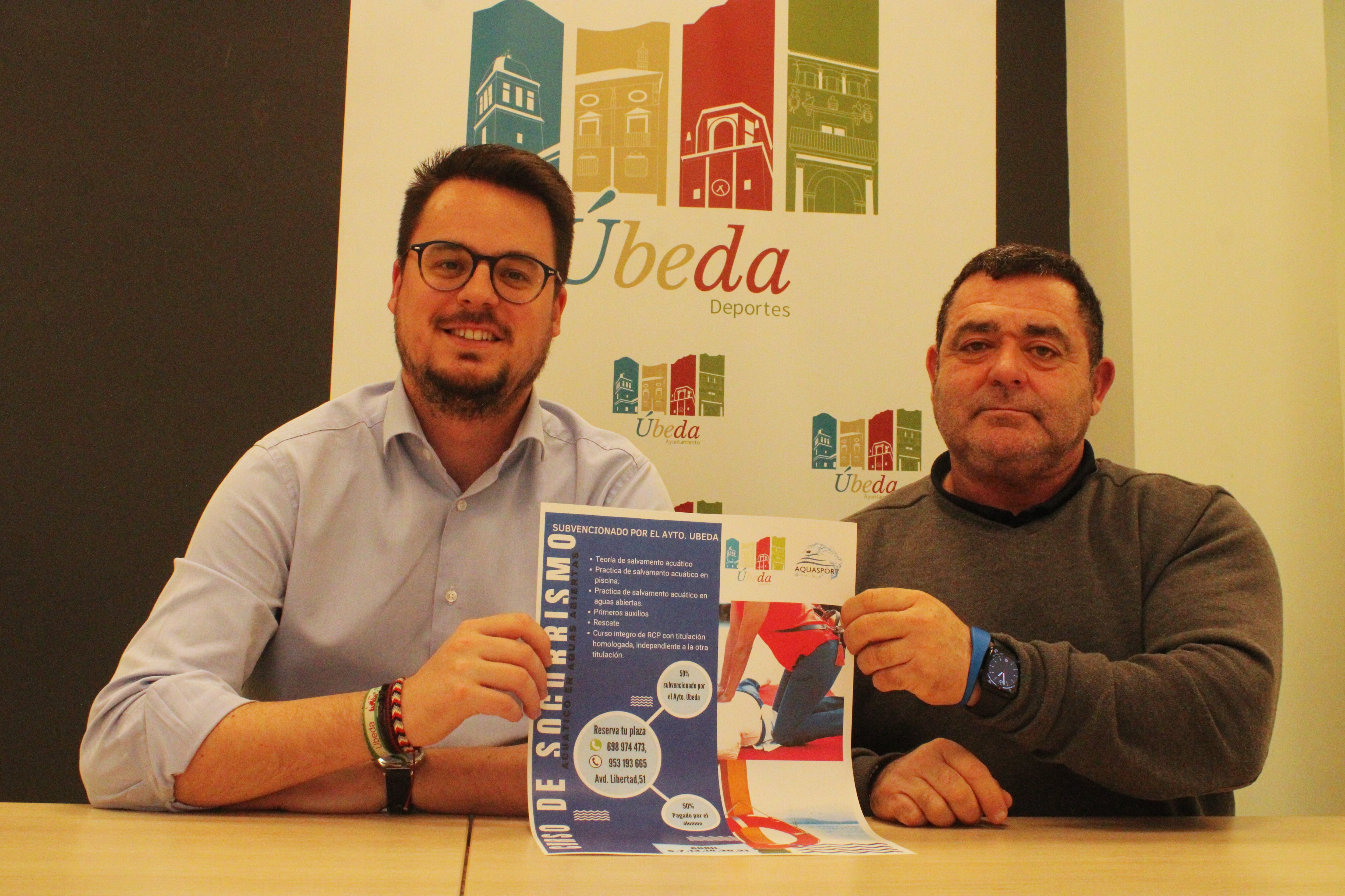 Presentación del curso de socorrismo en Úbeda