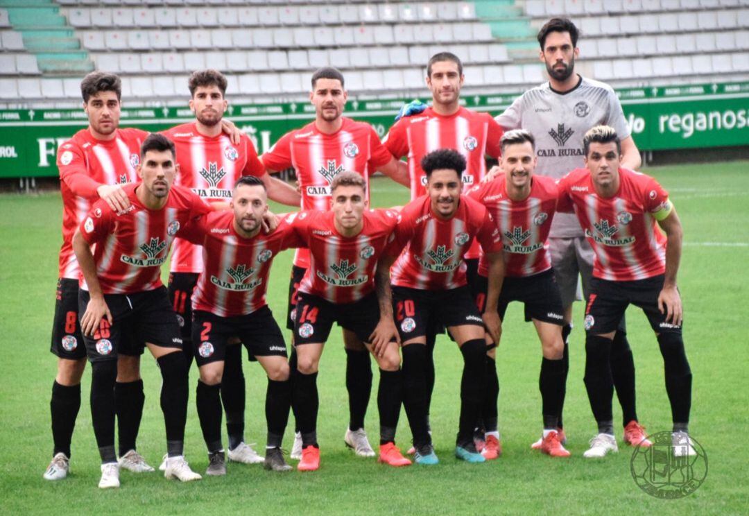 Once inicial del Zamora CF en A Malata