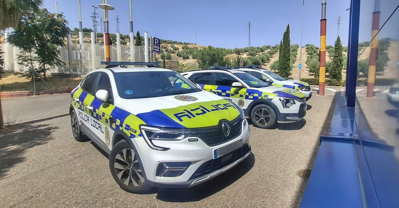 Vehículos de la Policía Local de Jaén.