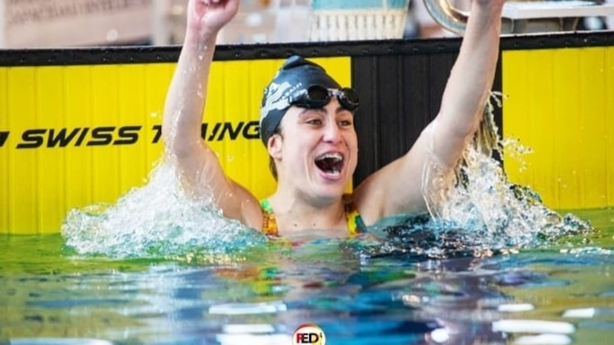 Nadia Vizcaíno, nadadora de Elda, mejora sus marcas en el Campeonato de España FEDDI celebrado en Torrevieja