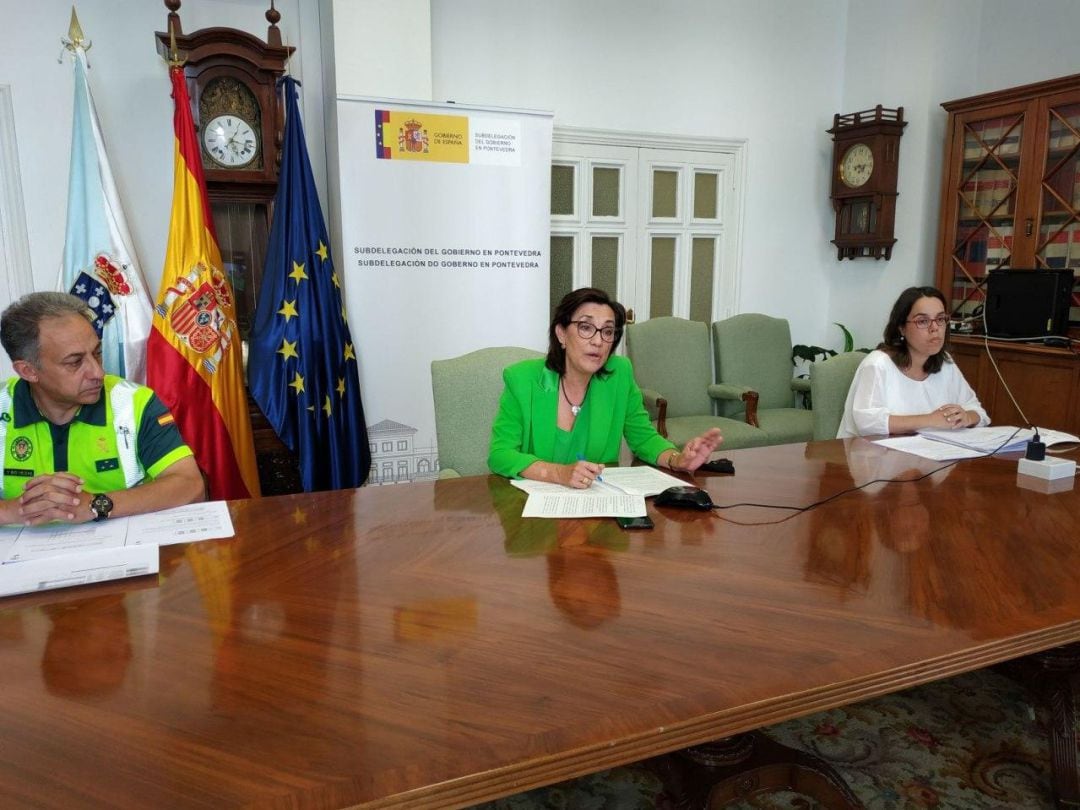  Maica  Larriba presentando el balance de la operación verano de Tráfico