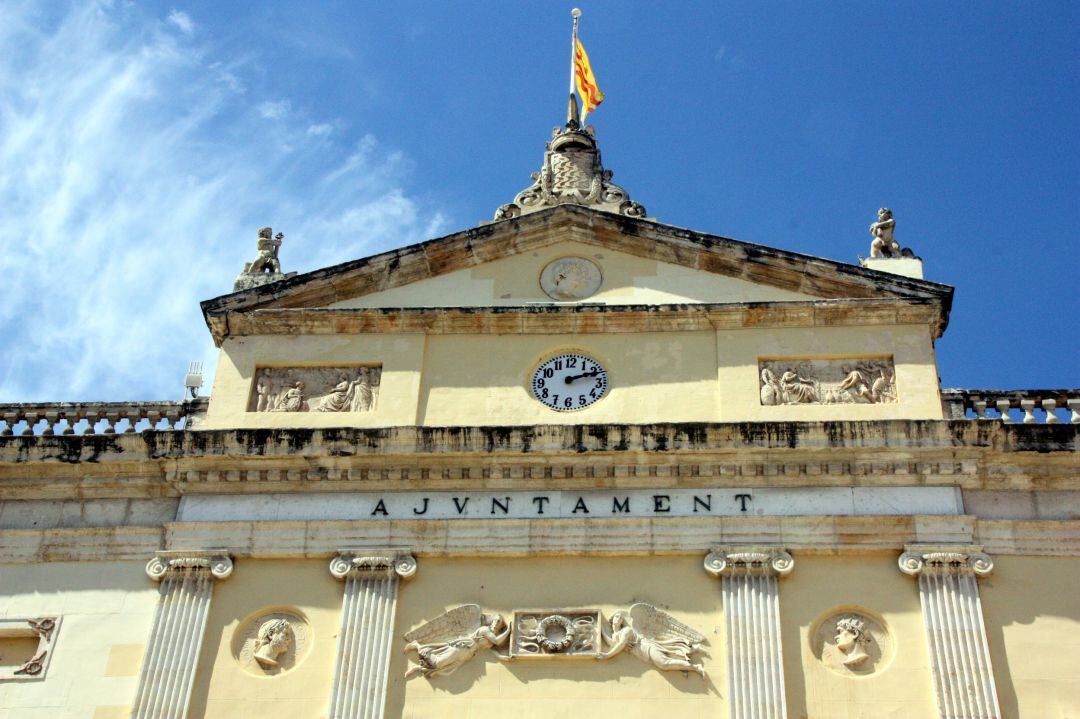 Façana de l&#039;ajuntament de Tarragona. 