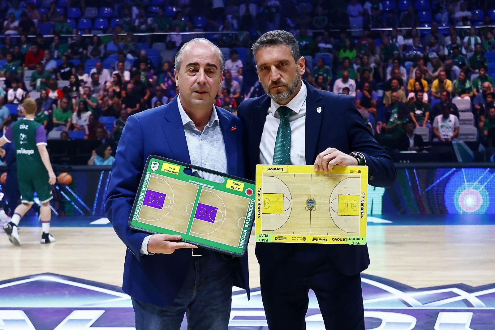 Txus Vidorreta e Ibón Navarro.