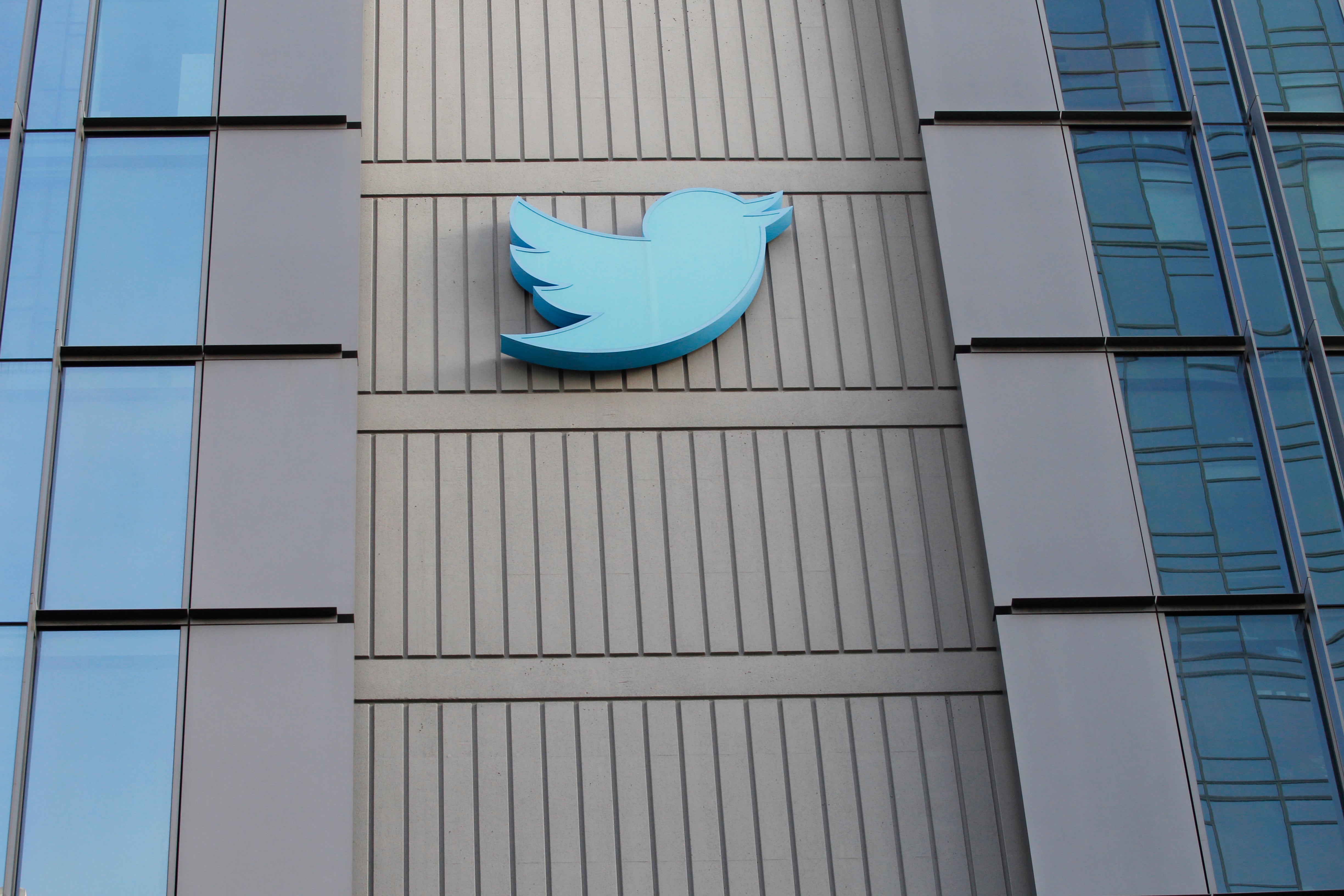 Exterior de la sede de Twitter en San Francisco (EEUU)