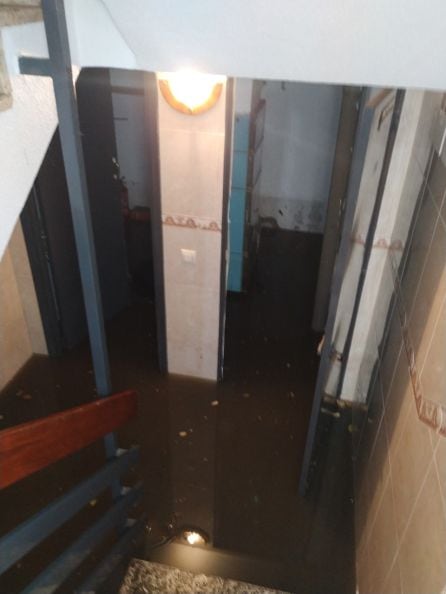 Inundaciones en el cuarto de contadores