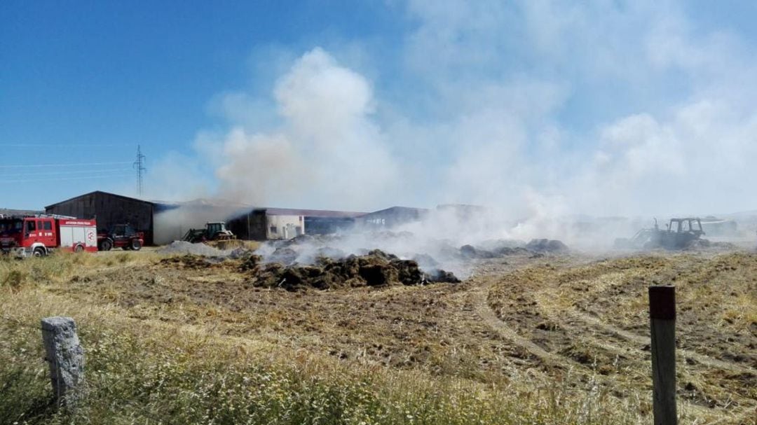 El humo ha sido visible desde varios puntos de la capital