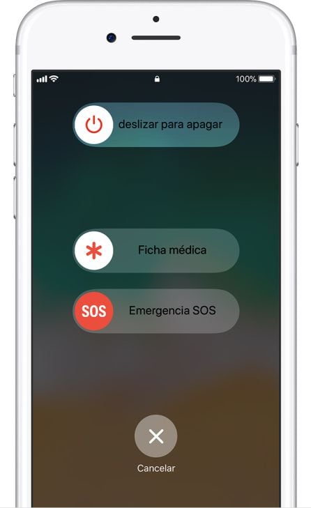 El iPhone te facilita la llamada de emergencia.