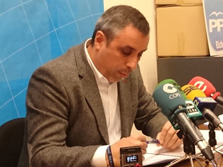 Vicente Granero, concejal del PP en el Ayuntamiento de Elche