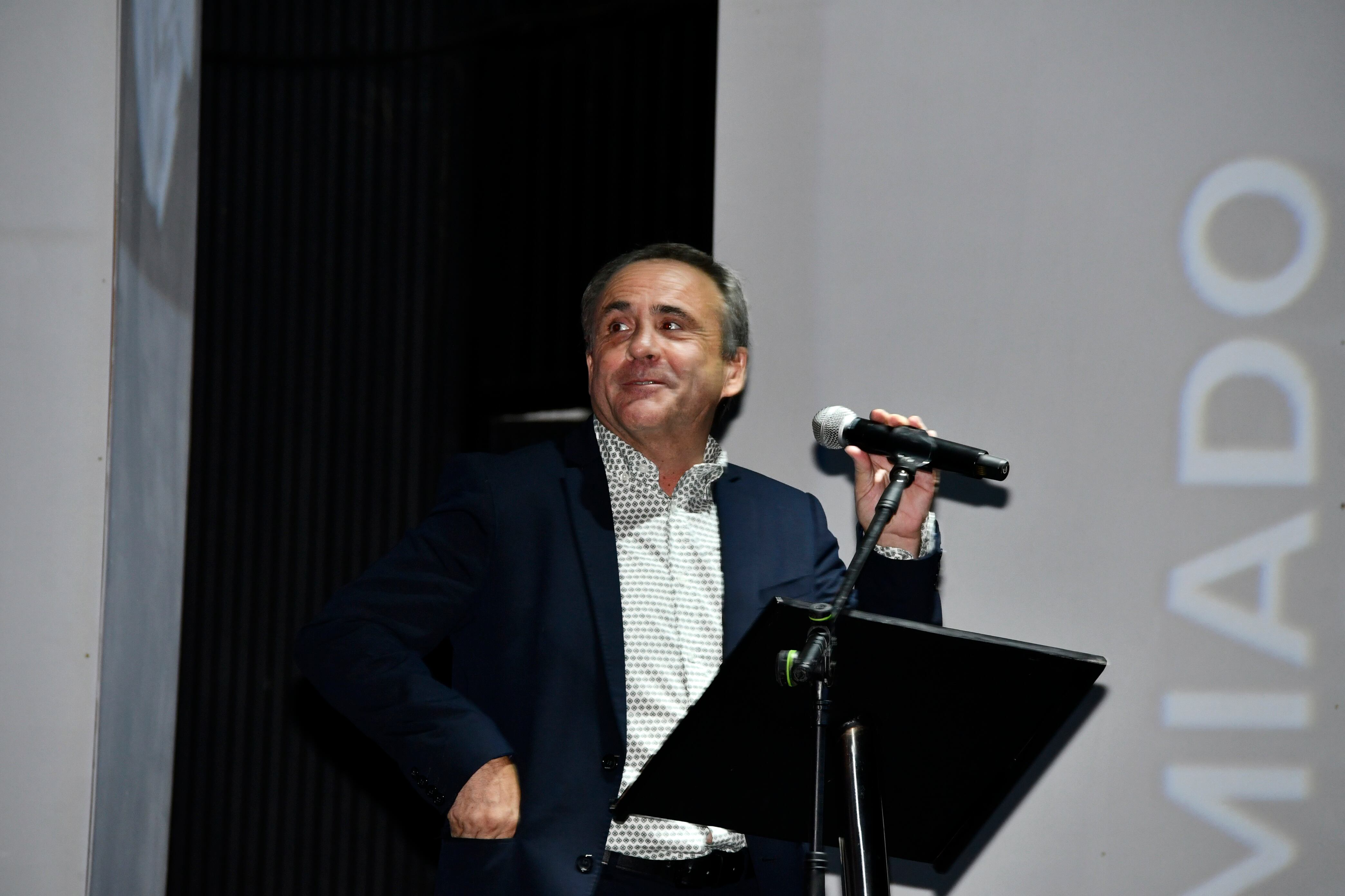 José Sánchez Ferrandiz durante el acto