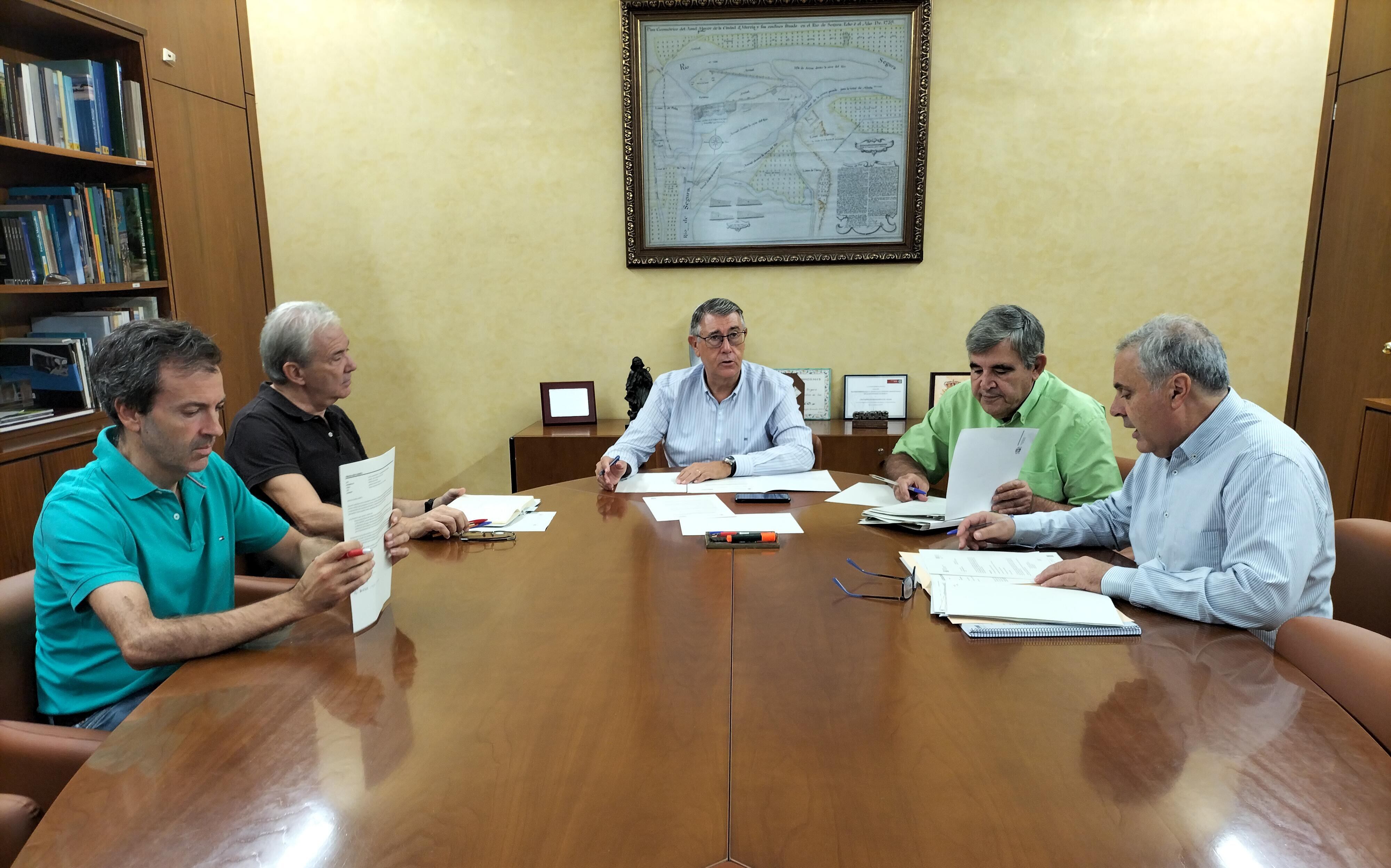 Primera reunión realizada por  la Oficina técnica de la Sequía por parte de la CHS