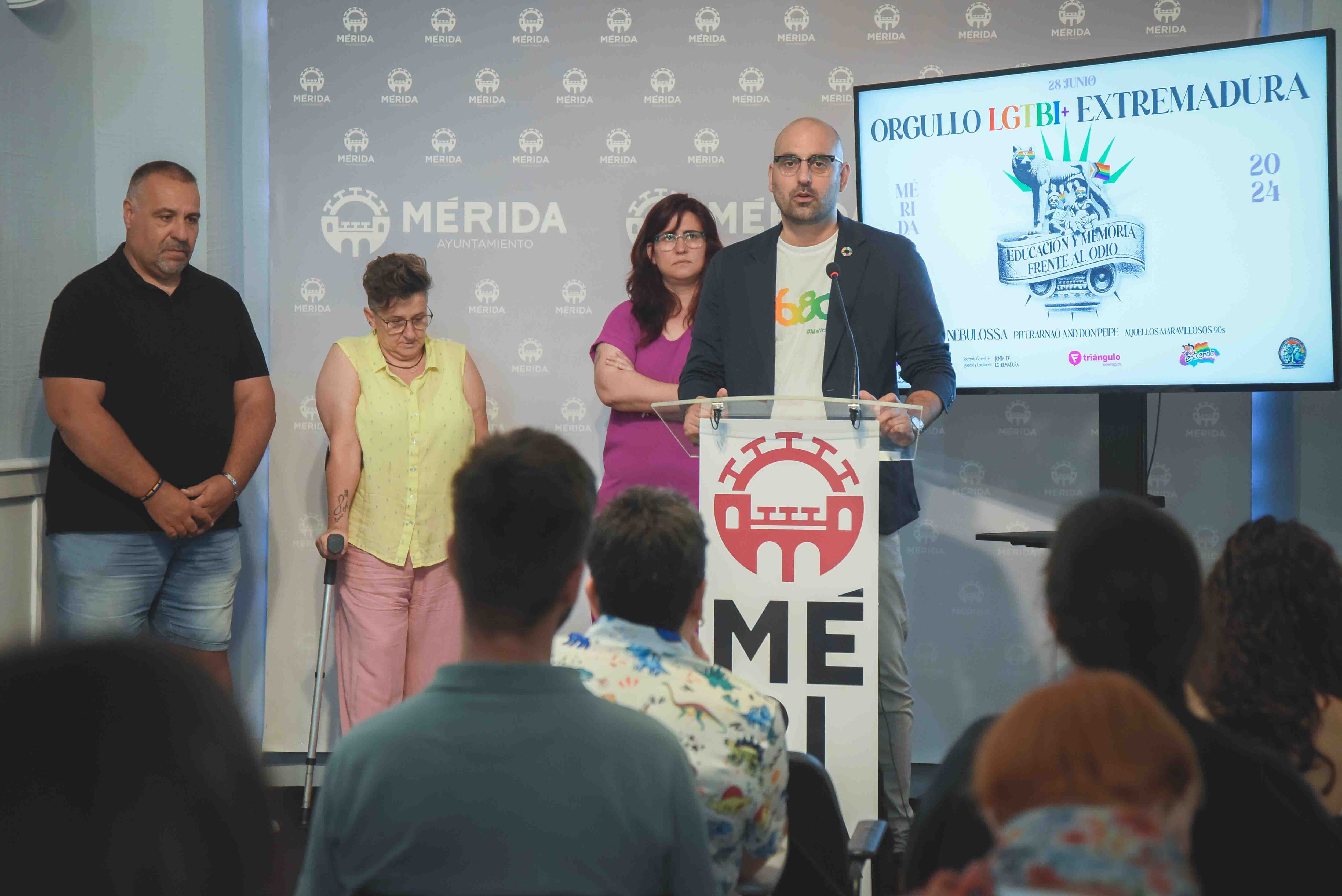 El 'Día del Orgullo' ha renovado su formato y lugar de celebración en este 2024. Ayto. Mérida