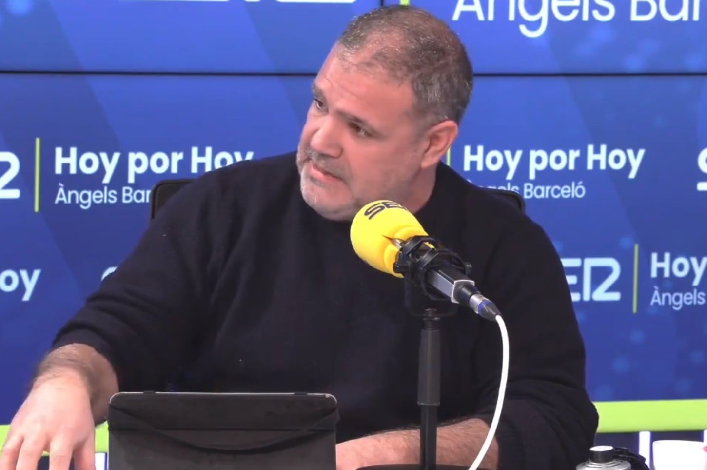 El periodista, José Precedo, en 'Hoy por hoy'.