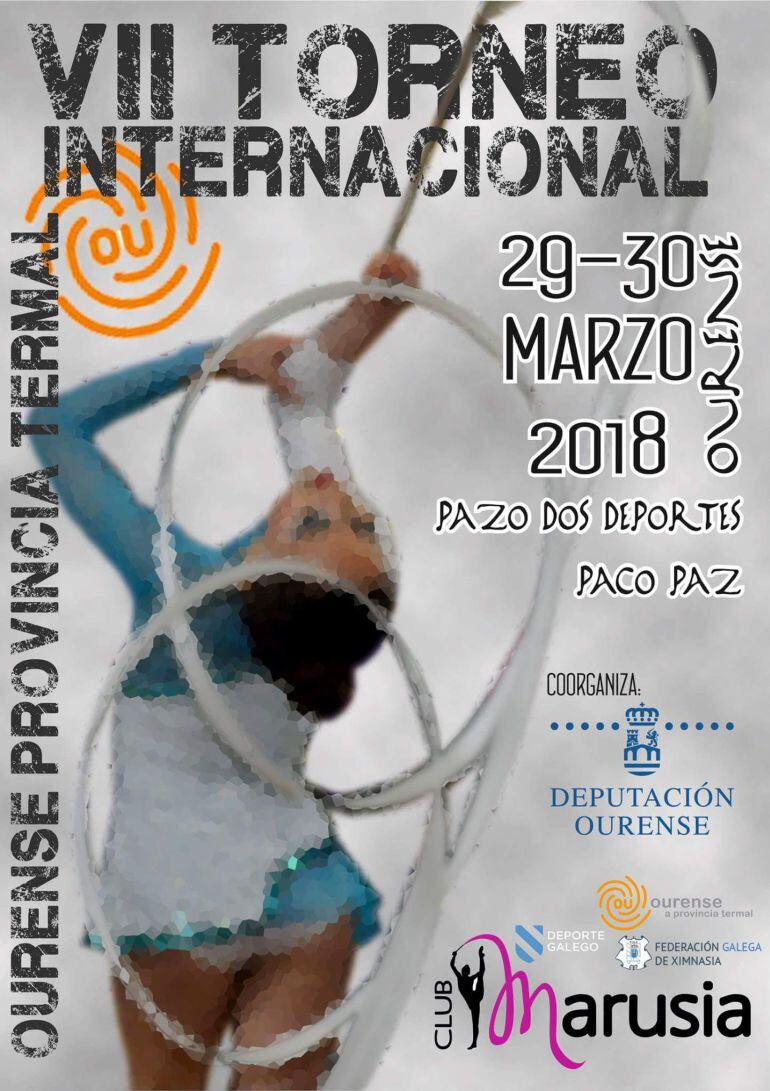 VI Torneo Internacional Ourense Provincia Termal de Gimnasia Rítmica, el 29 y 30 de marzo, en el Pazo de los deportes Paco Paz