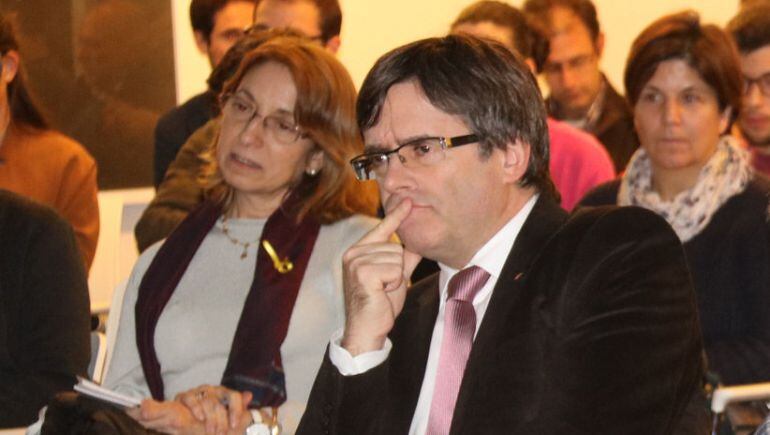 El expresident Carles Puigdemont en Bruselas