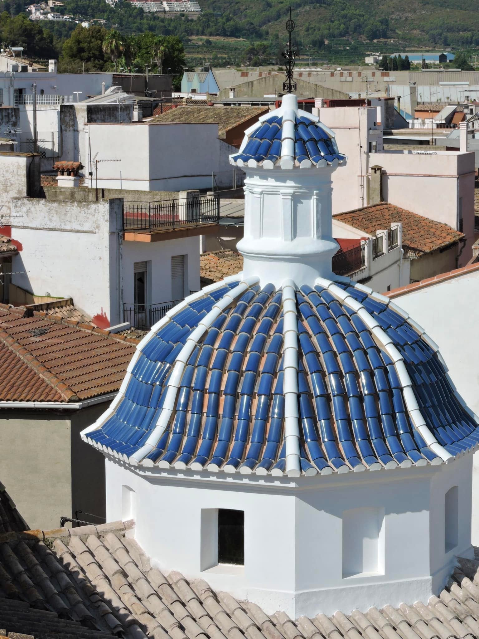 Cúpula de la iglesia de Sant Blai de Potries, recientemente restaurada.