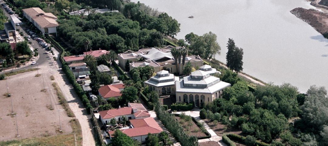 Vista aérea de las instalaciones del Real Jardín Botánico de Córdoba