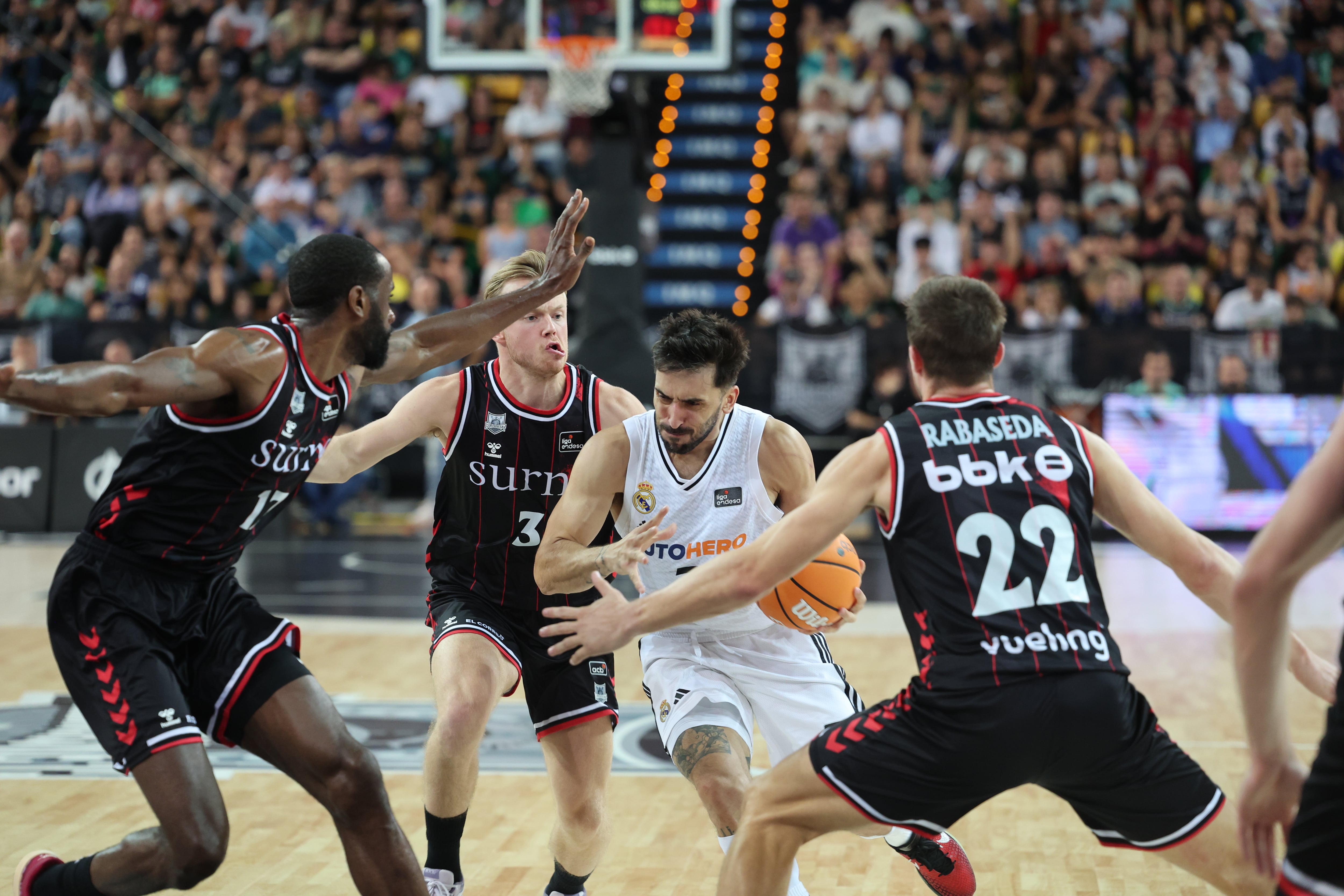 Victoria coral de  Surne Bilbao Basket que ahogó al Real Madrid en Miribilla