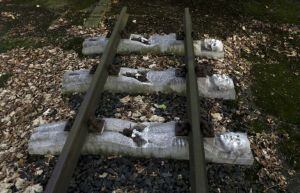 Memorial de las víctimas en el campo de concentración nazi de Buchenwald