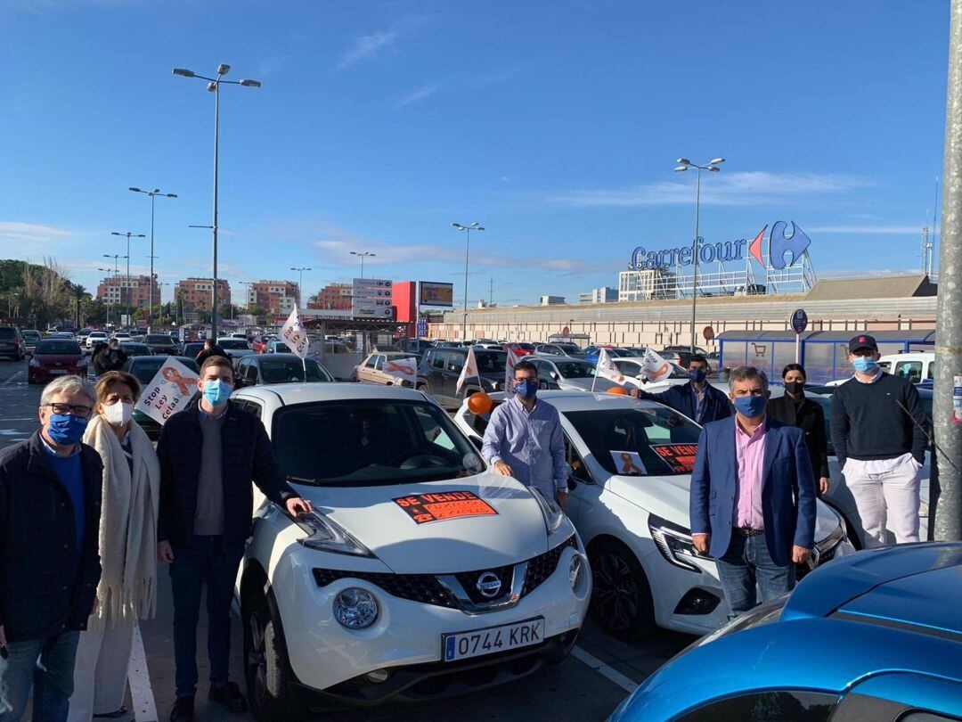 Representación del PP en la manifestación contra la &#039;Ley Celaá&#039;