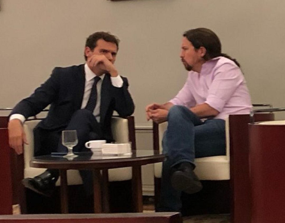 Albert Rivera y Pablo Iglesias