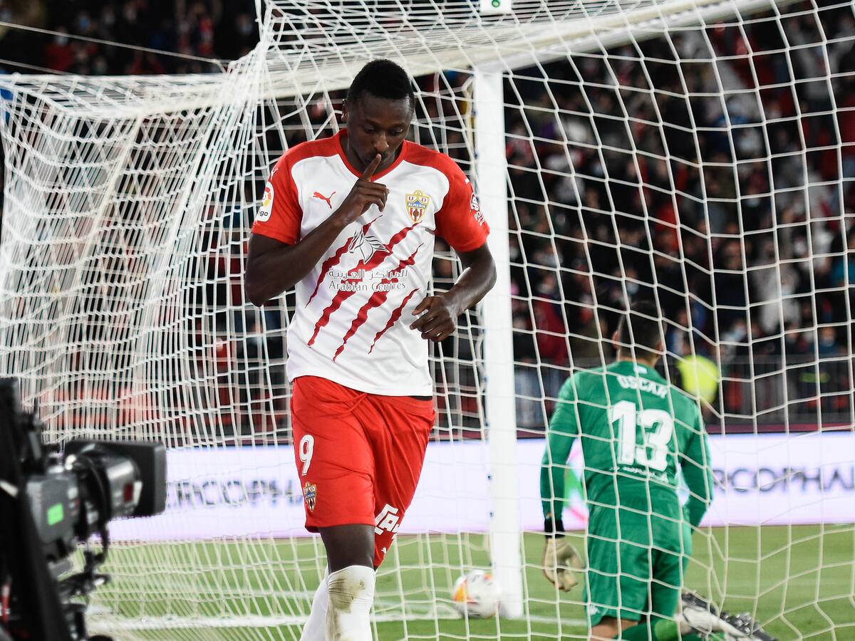 ¿En que portería hace más goles el Almería?