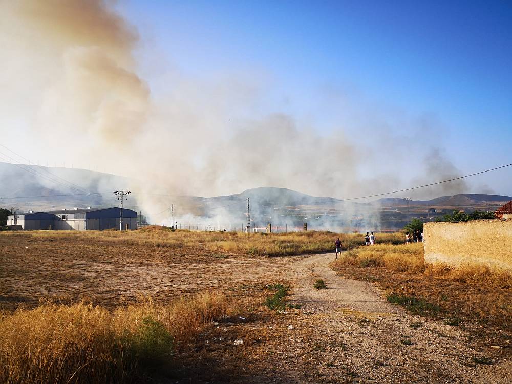 Incendio en Caudete