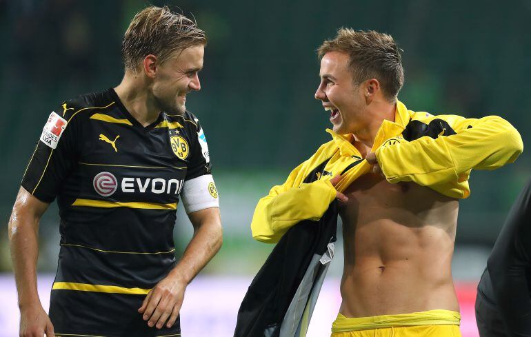 Marcel Schmelzer y Mario Goetze