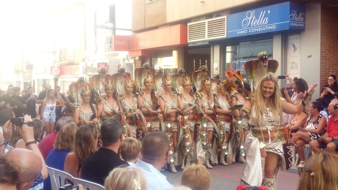 Filà Almogàvers en el desfile del año 2018.