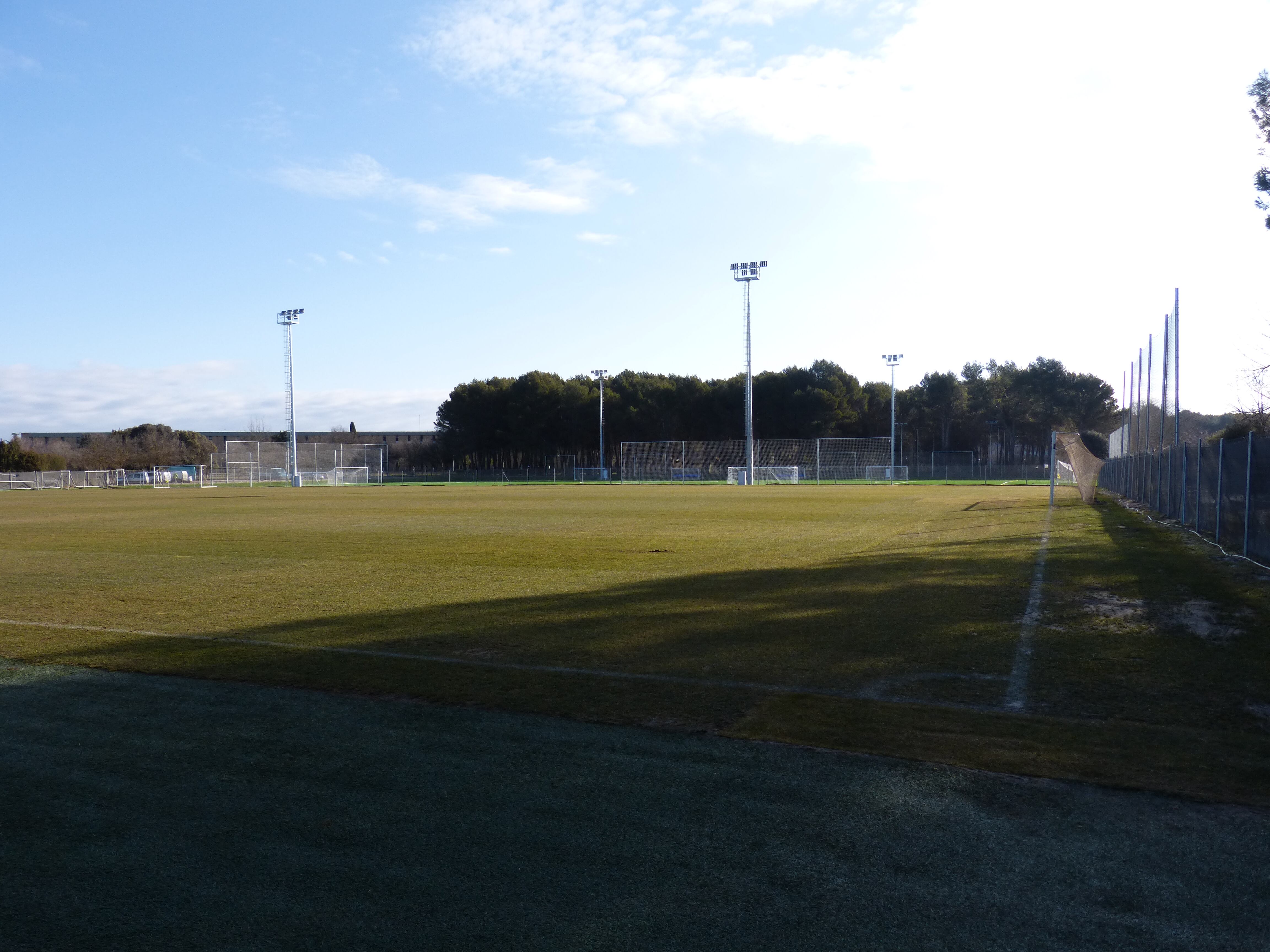 La Base Aragonesa de Fútbol cuenta con cuatro campos en el Pirámide