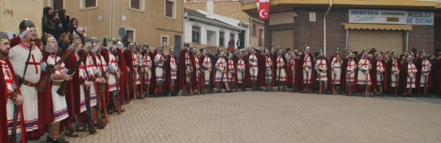 Fiestas de Moros y Cristianos en Valverde de Júcar (Cuenca).