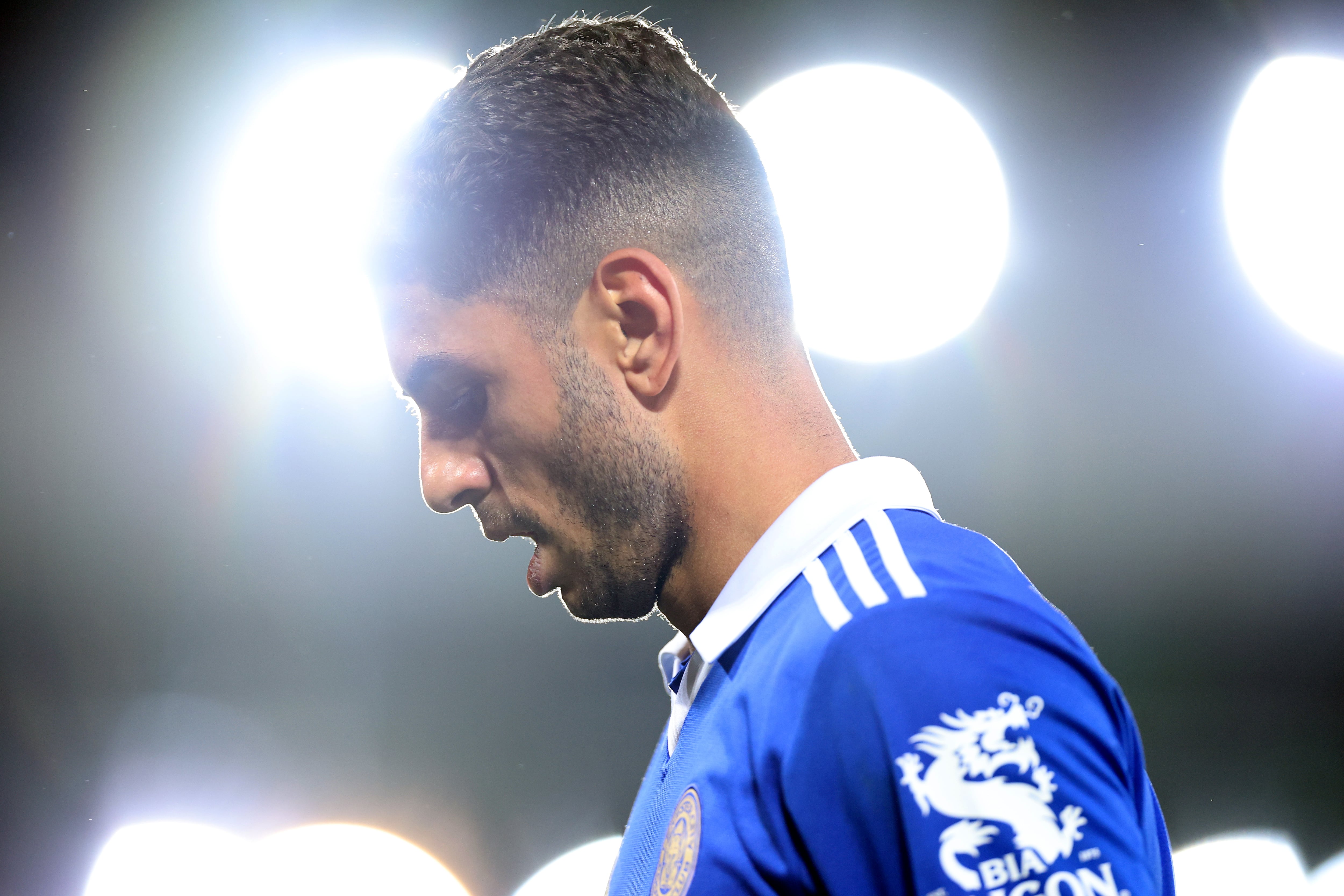 Ayoze Pérez, durante un partido de Premier League con el Leicester City