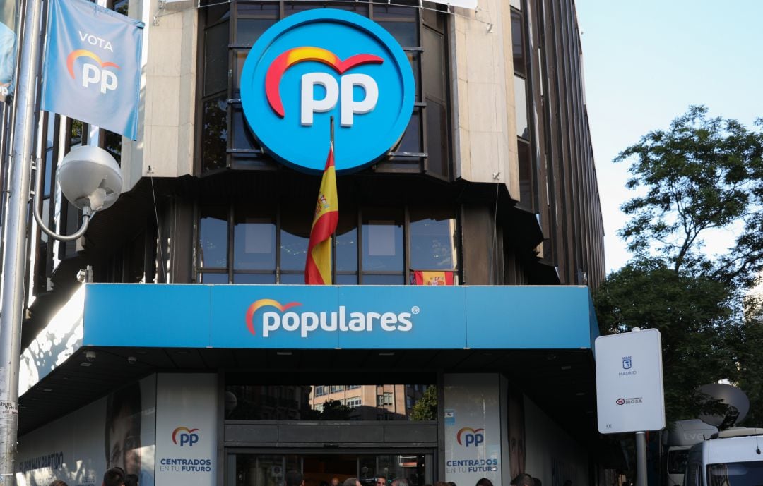 Sede del PP en la calle Génova de Madrid.