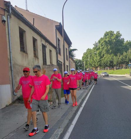 Participantes en la II Marcha Parkinsón Segovia